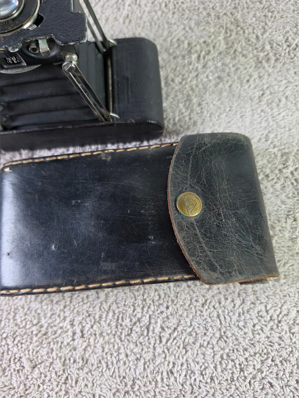Vintage Ansco V.P. No. 2 Folding Camera in Black - Classic Film Camera